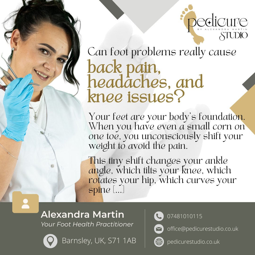 Back pain foot connection